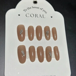 Free gift with purchase—10pcs Detachable Handmade Press-on Nails (S)